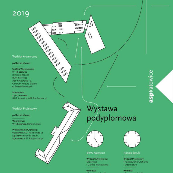 Dyplomy ASP w Katowicach 2019 — wystawa podyplomowa