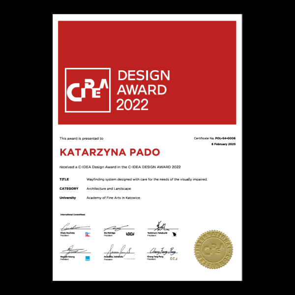 C-IDEA Design Award – nagroda za pracę dyplomową 