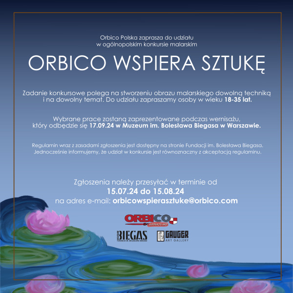 Orbico wspiera sztukę. Rusza ogólnopolski konkurs malarski dla młodych artystów 