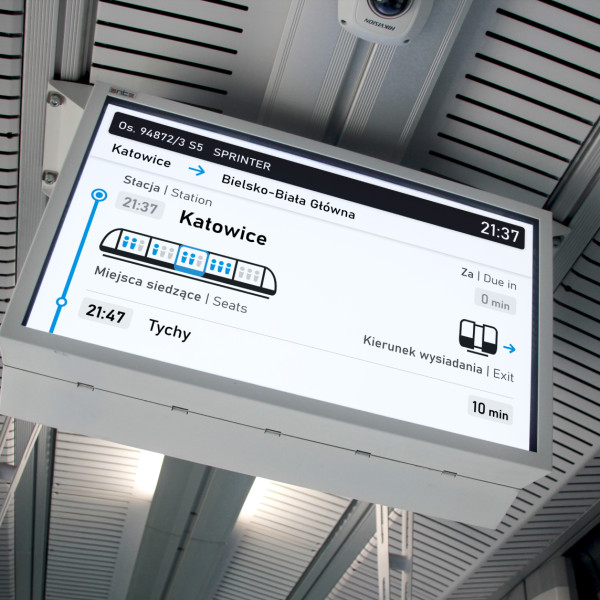 Sukces Olgi Then! Nasza absolwentka nagrodzona za projekt systemu informacji pasażerskiej dla Kolei Śląskich