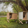 Projekt budki dla kotów wolno żyjących, jako element wspomagający pielęgnowanie relacji w społeczności pomagającej kotom
