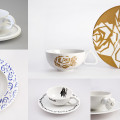 projekt wzoru graficznego i filiżanki Porcelana Bogucice