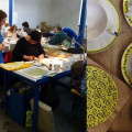 projekt wzoru graficznego i filiżanki Porcelana Bogucice
