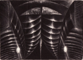 Philonthus 3, mezzotinta,10x14cm, 1993