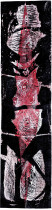 Reminiscencje 4, gipsoryt-sucha igła,200x60cm,1996