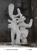 Renifer, z cyklu A-Z (Gabloty edukacyjne), Andrzej Tobis, 2017