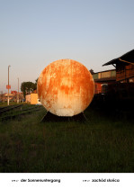 Zachód słońca, z cyklu A-Z (Gabloty edukacyjne), Andrzej Tobis, 2007