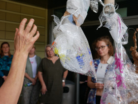 "Skóra, ciało, dotyk/OBECNOŚĆ"/ V Letnia Szkoła Arteterapii Stowarzyszenie Arteterapeutów Polskich "Kajros"  WP-A UAM w Kaliszu/ 2024