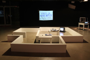 Widok ogólny z  wystawy "Chiosc" w galerii "+" w Rondzie Sztuki w Katowicach, 2010