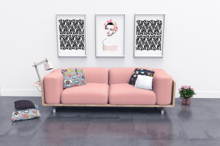 Martyna Mieszko, projekt mebla wypoczynkowego we współpracy z Dobroteką , 2015