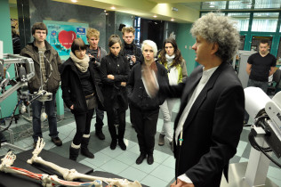 Zbigniew Nawrat, warsztaty w Fundacji Rozwoju Kardiochirurgii w Zabrzu.