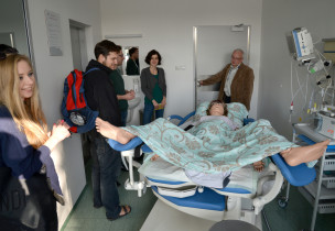 Wizyta w Centrum Symulacji Medycznej w Katowicach, 2013