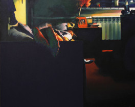 Marzena Rakoniewska, bez tytułu, olej na płótnie, 110 x 140 cm, 2011