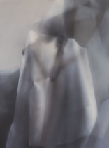 Darya Hancharova, Fotoplastikon osobowości 4, akryl na płótnie, 120 x 90 cm, 2019