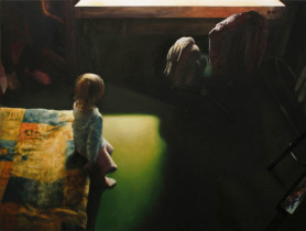 Marzena Rakoniewska, bez tytułu, olej na płótnie, 140 x 180 cm, 2011