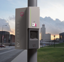 Ładowarka na słupowa, projetk dla Alumast