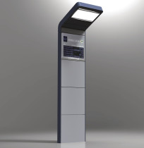 Elektroniczny słup informacyjny, projekt dla Komserwis