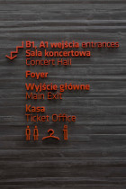 System Informacji w budynku NOSPR w Katowicach, Agnieszka Nawrocka, Justyna Kucharczyk, 2014 rok