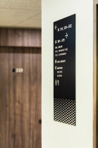 Projekt Systemu Informacji wizualnej w hotelu SOFRA w Mielnie