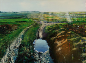 Z cyklu: "Punkt widzenia", 2010, olej, 137 x 185 cm