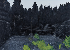 Z cyklu: "Introspekcje", 2018, olej, 100 x 140 cm