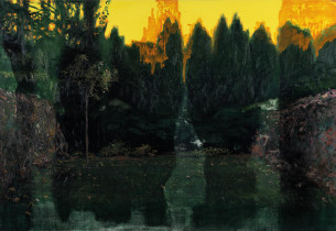 Z cyklu: "Introspekcje", 2018, olej, 89 x 130 cm