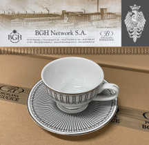 Projekt graficzny wzoru użytkowego filiżanki i spodka dla Senatu Rzeczypospolitej Polskiej, w związku z przypadającą w 2022 roku 100tną rocznicą pierwszego posiedzenia Senatu.