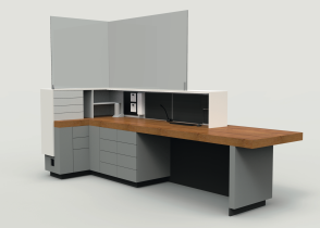 Projekt lady recepcyjnej dla MCK w Krakowie