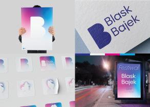 Projekt tożsamości wizualnej festiwalu Blask Bajek, Natalia Lach, Michał Pasierb, 2022