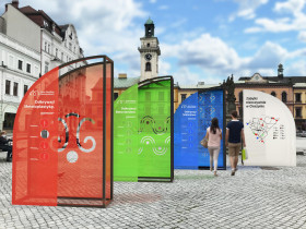 Projekt elementów informacyjno-promocyjnych Szlaku Zabytków Nieoczywistych, autorzy: Marta Milej, Magdalena Giertuga, Szymon Łabuś, 2021