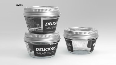 Projekt opakowania na sałatkę / Klaudia Gołaszczyk / 2015