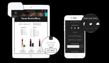Redesign strony — AVON, Magdalena Nedyńska i Julia Polok