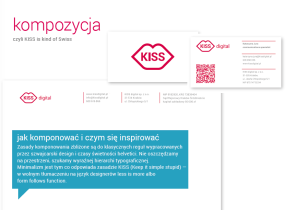 Całościowa identyfikacja wizualna dla Kiss digital