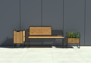 Projekt małej architektury miejskiej dla producenta BASTER | Joanna Pastusińska, Karolina Nowak