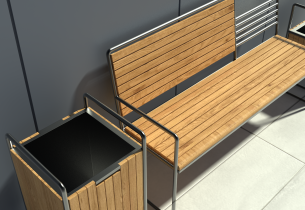 Projekt małej architektury miejskiej dla producenta BASTER | Joanna Pastusińska, Karolina Nowak