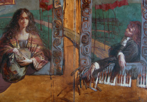 Rebeka i Crespi.  Z cyklu "Sto lat samotności"