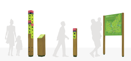 Magdalena Szumigaj / Projekt systemu informacji wizualnej dla Śląskiego Ogrodu Zoologicznego w Chorzowie. / 2018