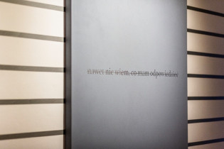 " nawet nie wiem, co mam odpowiedzieć" 120 x 110 cm akryl/ pł. 2022