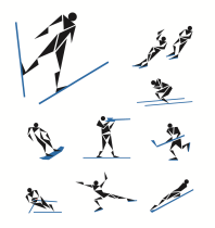 znaki systemowe z elementów bazowych / Mikołaj Jarosz / 2020