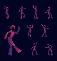 znaki systemowe z elementów bazowych / Karolina Gruba / 2020