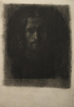 Szymon Prandzioch, Pokorny, mezzotinta, 31,5x45,5, 2013