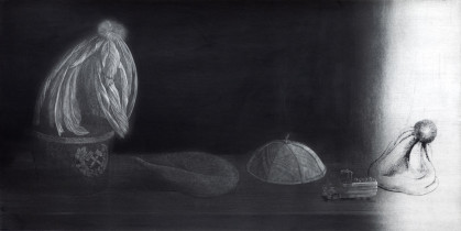 Fides carbonaria, mezzotinta, 2024