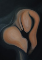 Marcela Gawęda (II rok/GW), Defekt IV, olej na płótnie, 100 x 70 cm, 2020