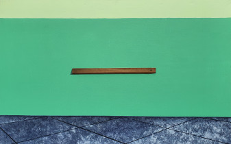 Zbigniew Gurnacz (III rok/M), Wspomnienie 2, akryl na płótnie, 140 × 90 cm, 2020