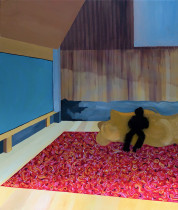 Maja Kielar (IV rok/M), Bez tytułu, olej na płótnie, 120 x 140 cm, 2020