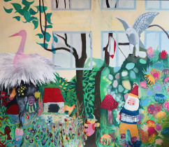 Maja Kielar (IV rok/M), Bez tytułu, olej na płótnie, 120 x 140 cm, 2020