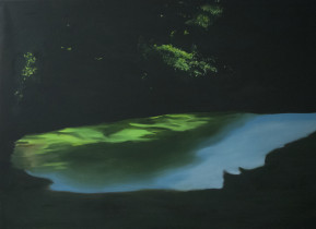 Małgorzata Mazur (IV rok/M), Las, olej na plotnie, 180 x 130 cm, 2020