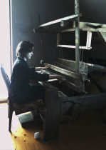 Kamila Ostaszewska (IV rok/M), Cztery ściany, tkanina, 450 x 260 cm, 2020