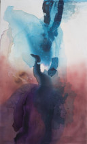 Paulina Wojciechowska (IV rok/GW), Refluks, akryl na płótnie,  125 x 75 cm. 2019