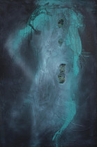 Paulina Wojciechowska (IV rok/GW), Skin 3, akryl na płótnie, 150 x 100 cm, 2020